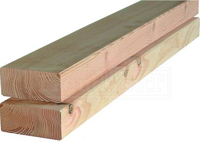 Douglas balk 6,5x14,5x500cm geschaafd