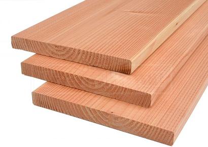 Douglas plank 2,5x19,5x500cm geschaafd