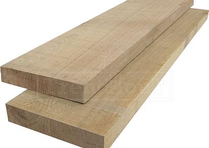Eiken plank 2,2x20x250cm fijnbezaagd