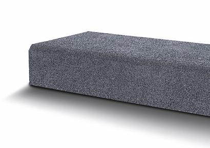 Traptrede texture 120x40x15cm medium grey