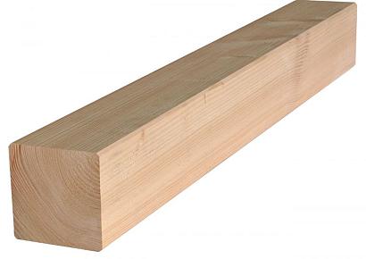 Douglas paal 12x12x250cm geschaafd