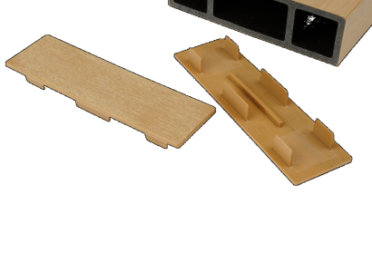 Brise soleil eindkap 4,2x14,5cm Red Cedar (6 stuks)