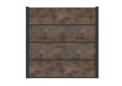 Boston HPL plaat Eternal Iron 0,8x43x177cm voor schutting horizontaal