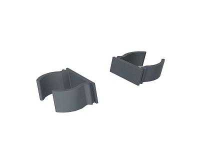 Boston plastic rhombus wedges 22st links + 22st rechts RAL7016