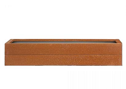 Bloembak - corten 240x210x28cm