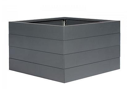 Bloembak - antraciet 180x180x56cm fijnstructuur