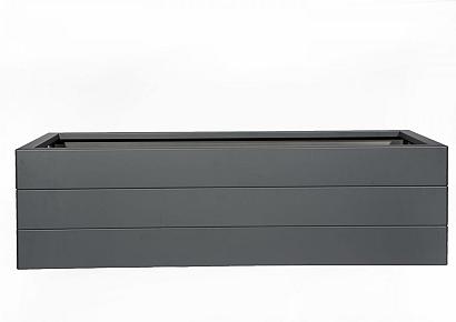 Bloembak - antraciet 180x120x42cm fijnstructuur