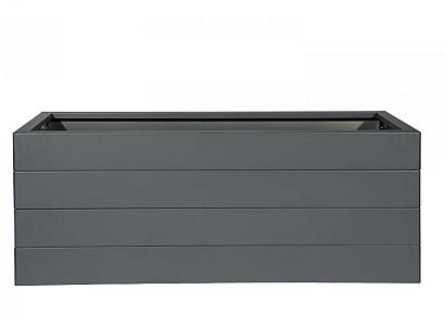 Bloembak - antraciet 150x90x56cm fijnstructuur