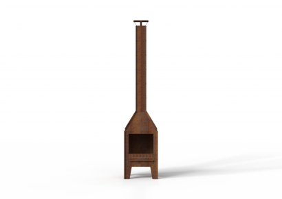 Tuinkachel - corten