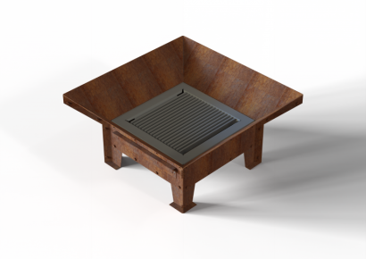 Vuurschaal - corten