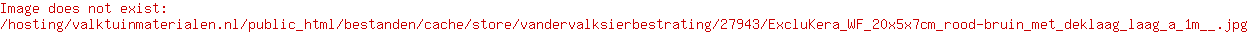 ExcluKera WF 20x5x7cm rood-bruin met deklaag laag a 1m²