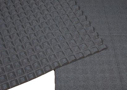 Aslon rubber tegel 100x100x2,5cm grijs