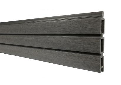 Fence Board WPC Modern Dark Grey 2,1x16x178cm (wb 15 cm)
