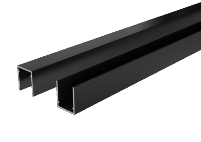 Boston alu versterkt profiel 2,5x3,5x175cm RAL9005