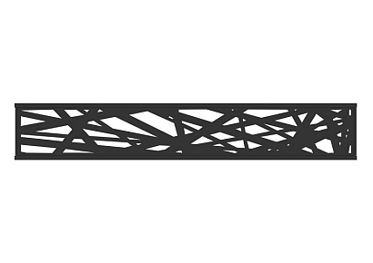 Boston Decopaneel Hera horizontaal 30x175cm dikte 2mm RAL9005