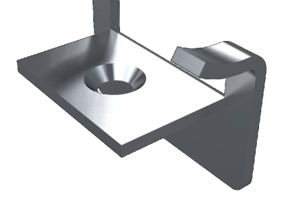 DF start- en eindclip + schroef