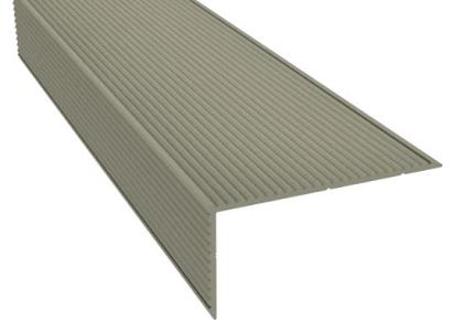 DF l-profiel stone grey 3,7x7,6x400cm