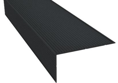 DF l-profiel graphite black 3,7x7,6x400cm