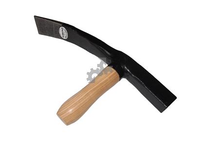 Straathamer 5cm kort model houten steel