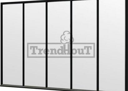 Steel Look raam 340,5x220cm module E-01