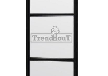 Steel Look raam 84,4x220cm zwart module A-03