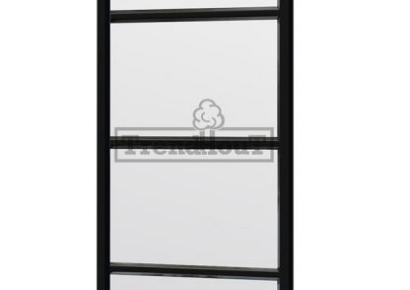 Steel Look raam 84,4x220cm zwart module A-04