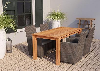Tuintafel Rustiek 300x100x78cm teak