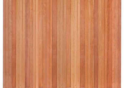 Tuinscherm Harlingen 180x180cm recht hardhout 19pl