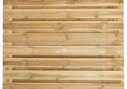 Tuinscherm Breda 180x180cm recht geimp 21pl hor/vert