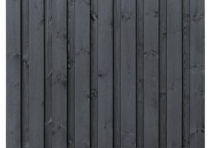 Tuinscherm Koblenz 180x180cm recht geimp zwart 19pl