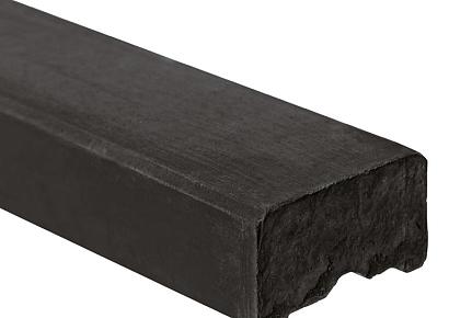 Beton afdekkap vlakke kop 180cm antraciet gecoat
