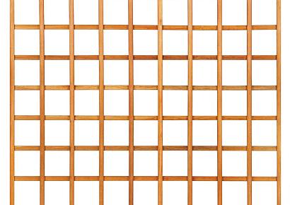 Trellis 180x180cm recht hardhout