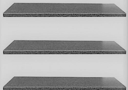 Vijverrand 100x15x3cm black (6 zijdes verzoet, 8 facetranden) G684