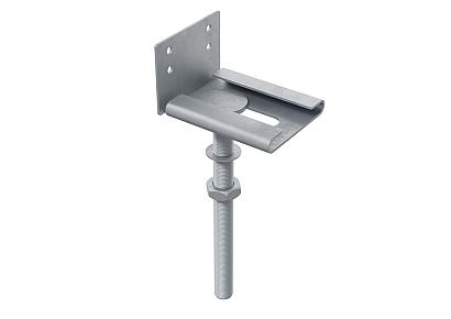 Cobra verstelbare funderings hulpstuk vuurverzinkt