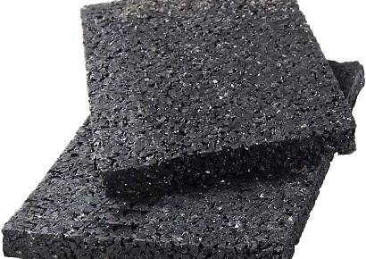 Rubberen onderlegger 9x9cm dikte 0,8cm 24 stuks per set