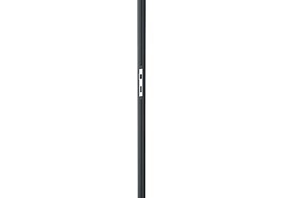 Aanslaglat met slotlijst L-183cm RAL7016 voor poort