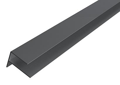 WEO Essential Gardenwall alu F-profiel Dark Grey 3,5x4,5x360cm