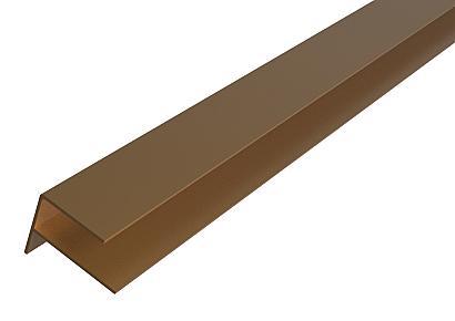 WEO Essential Gardenwall alu F-profiel Teak 3,5x4,5x360cm