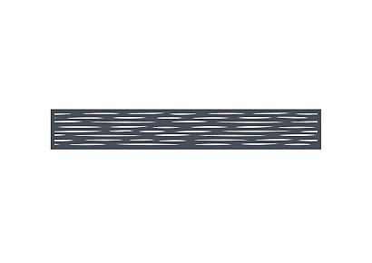 Boston Decopaneel Lamia horizontaal 0,2x30x175cm RAL7016
