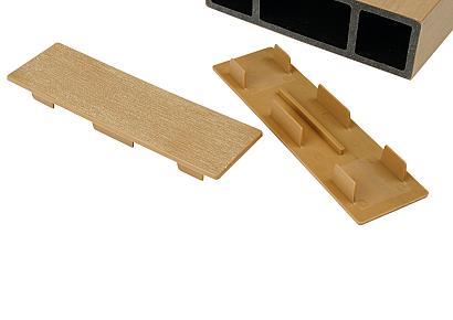Brise soleil eindkap 4,2x14,5cm Cedar (6 stuks)