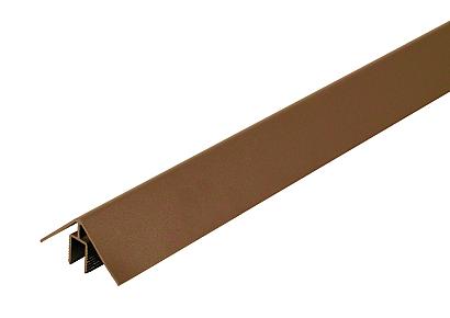 WEO alu klikprofiel 5x5x300cm Teak