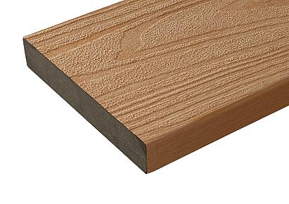 WPC 2,3x13,8x300cm Fiberdeck Harmony Red Cedar V2 SE kantplank massief