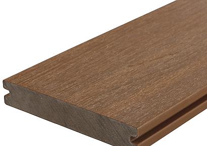 WPC 2,3x13,8x400cm Fiberdeck Premium massief Teak