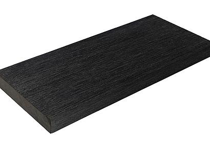 WPC 2,3x13,8x300cm Fiberdeck Vintage Graphite kantplank massief
