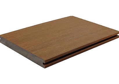WPC 2,3x21x400cm Fiberdeck Premium massief Teak