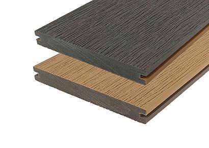 WPC 2,3x21x300cm Fiberdeck Vintage Lunar Grey / Cedar