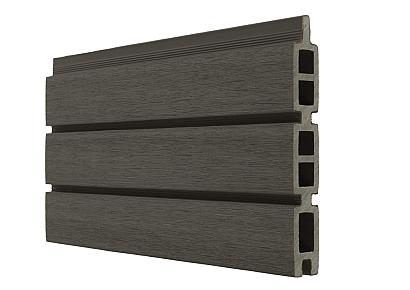 Fence Board WPC Modern Dark Grey 2,1x16x178cm (wb 15 cm)