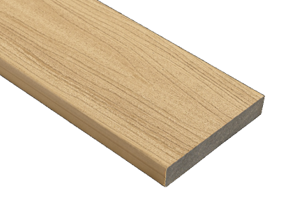 WPC 2,3x13,8x300cm Fiberdeck Harmony Red Cedar SE kantplank massief