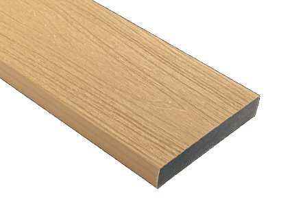 WPC 2,3x13,8x300cm Fiberdeck Premium massief Red Cedar SE kantplank