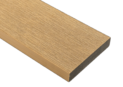 WPC 2,3x13,8x300cm Fiberdeck Vintage Red Cedar SE kantplank massief